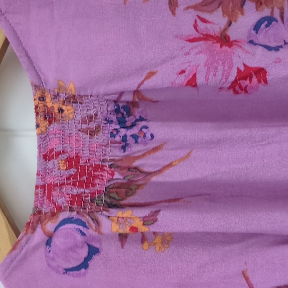 Urban Outfitters Anna Crepe Floral mini Wrap Dress - Picture 6 of 11